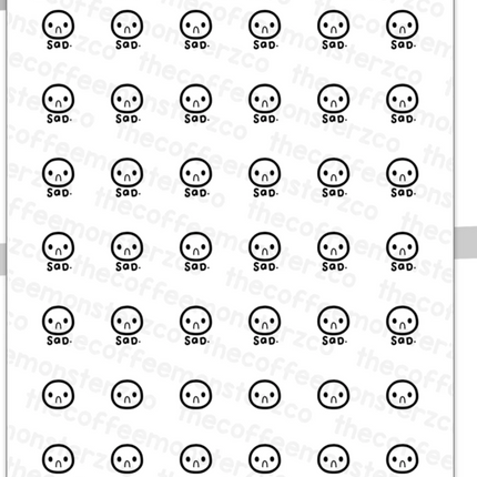 The Coffee Monsterz Co. Sticker Sheet