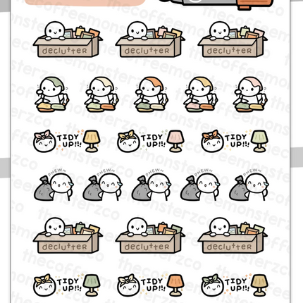 The Coffee Monsterz Co. Sticker Sheet