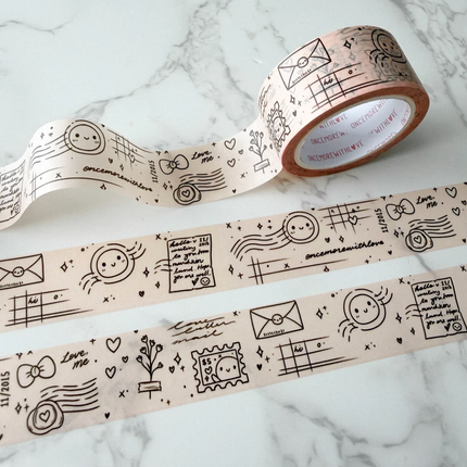 ONCE MORE WITH LOVE Washi Tape in Full Roll