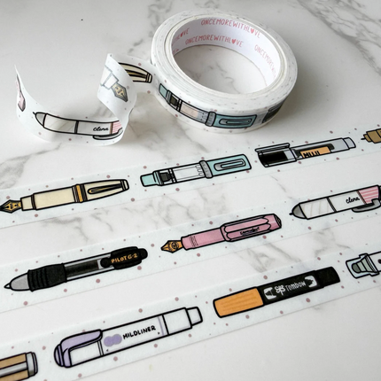 ONCE MORE WITH LOVE Washi Tape in Full Roll