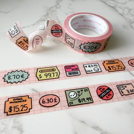 ONCE MORE WITH LOVE Washi Tape in Full Roll