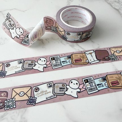 ONCE MORE WITH LOVE Washi Tape in Full Roll