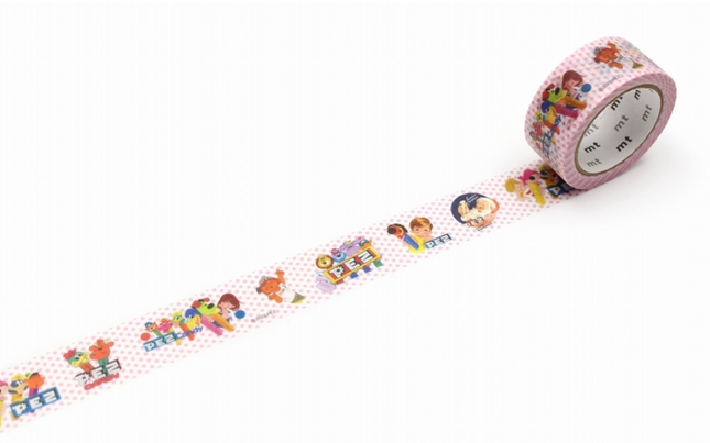 MT x PEZ 18mm x 7m FULL Roll Washi Tape