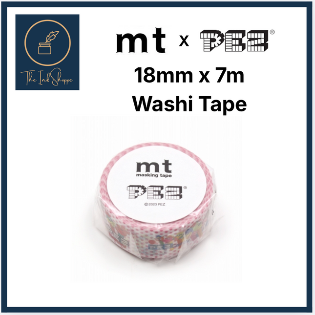 MT x PEZ 18mm x 7m FULL Roll Washi Tape