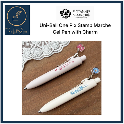 Uni-Ball One P x Stamp Marche Gel Pen with Charm