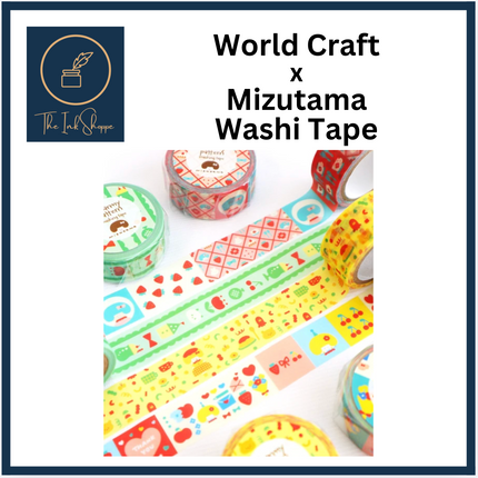 World Craft x Mizutama FULL ROLL Washi Tape