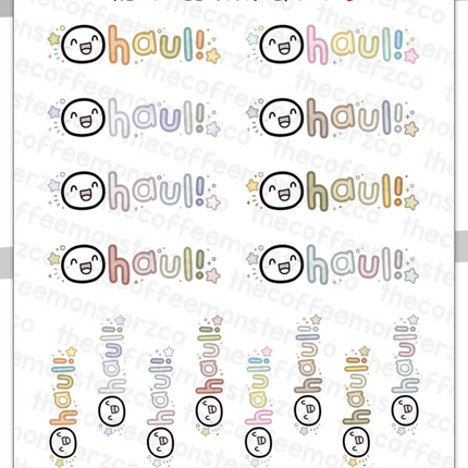 The Coffee Monsterz Co. Sticker Sheet