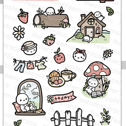 The Coffee Monsterz Co. Sticker Sheet