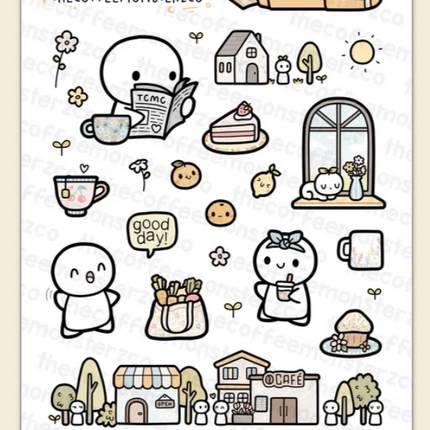 The Coffee Monsterz Co. Sticker Sheet