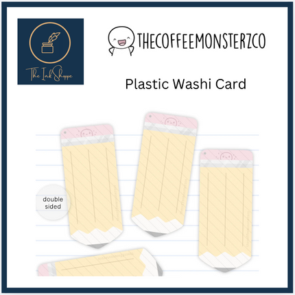 The Coffee Monsterz Co Plastic Washi Card