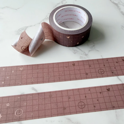 ONCE MORE WITH LOVE Washi Tape in Full Roll