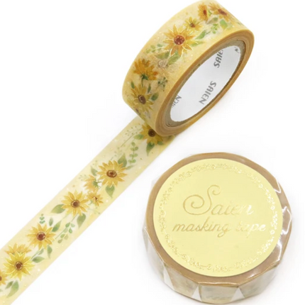 Saien Masking Tape 15mm x 7m FULL ROLL with Foil
