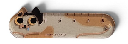THEBAI Studio Cat Ruler