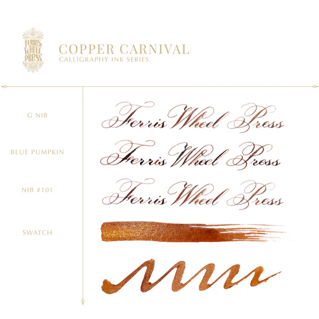 Ferris Wheel Press Calligraphy Ink - Copper Carnival