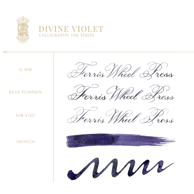 Ferris Wheel Press Calligraphy Ink - Divine Violet