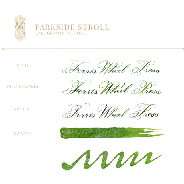 Ferris Wheel Press Calligraphy Ink - Parkside Stroll