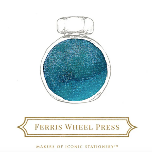 Ferris Wheel Press x Ginza Tsutaya Book Fountain Pen Ink - Tokyo Bay Blue