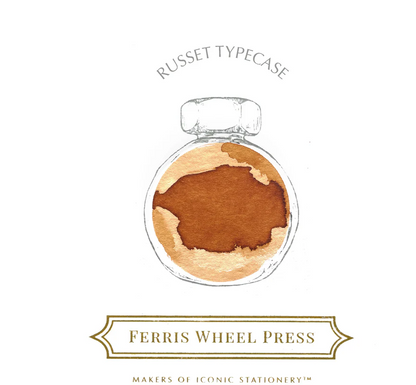 Ferris Wheel Press Fountain Pen Ink - Russet Typecase