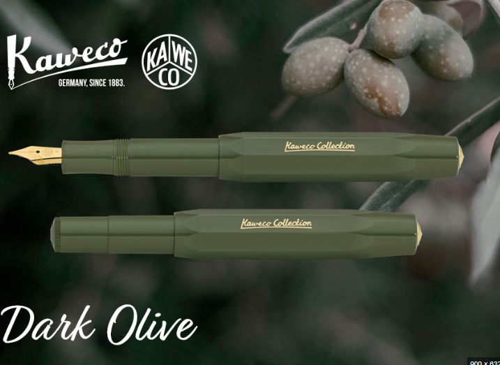 Kaweco Collection Sport Limited Edition Fountain Pen - Dark Olive