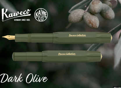 Kaweco Collection Sport Limited Edition Fountain Pen - Dark Olive