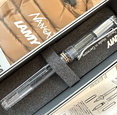 Lamy x Nanga Vista Limited Edition Fountain Pen - Clear Demonstrator