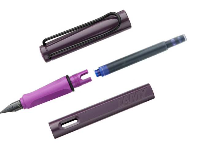 Lamy Safari Fountain Pen - Violet Blackberry