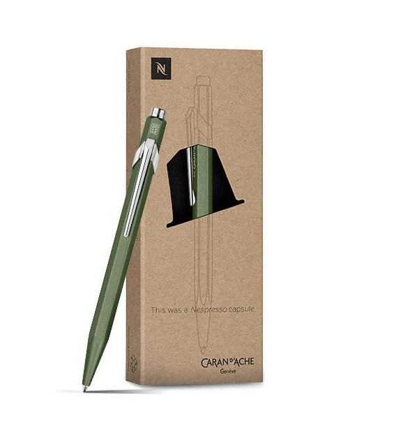 Caran d'Ache x Nespresso 849 Limited Edition Ballpoint Pen - India Green