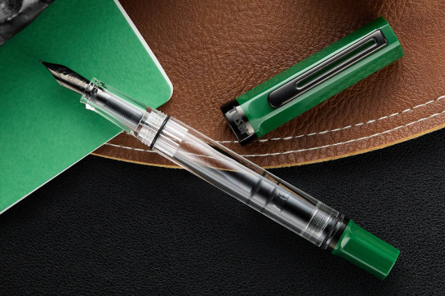TWSBI ECO Irish Green and Onyx Fountain Pen