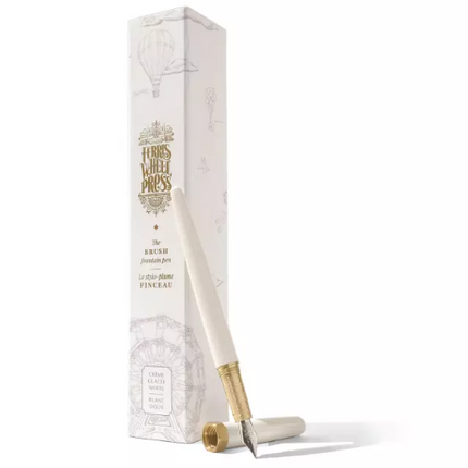 Ferris Wheel Press The Brush Fountain Pen Creme Glacee White