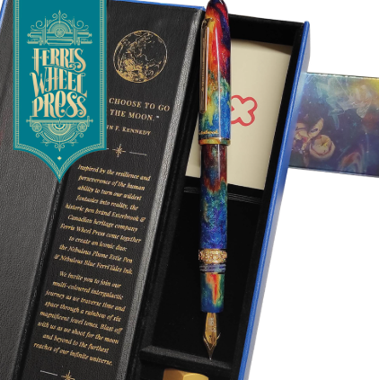 Ferris Wheel Press x Esterbrook Pens Nebulous Plume Estie Limited Edition Fountain Pen & Ink Set