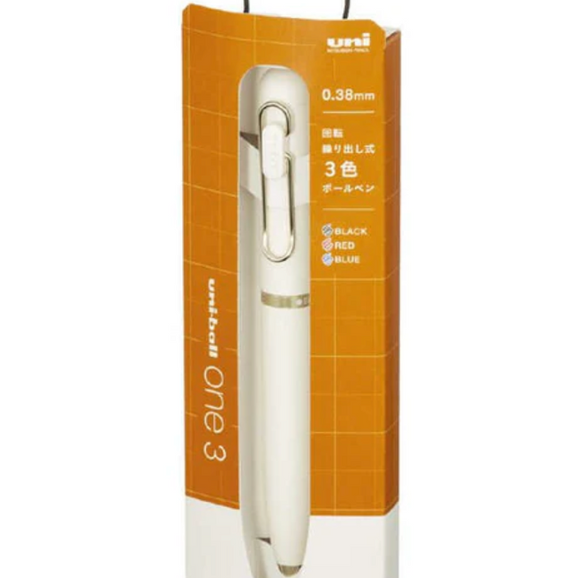 Uni-ball One 3 3-Colour Ink Gel Pen Gift Version