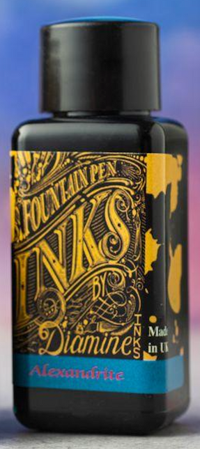 Diamine x Niche Pens Alexandrite FULL BOTTLE 30ml Fountain Pen Ink