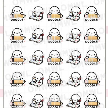 Once More With Love Sticker Sheet Part 2