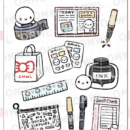 Once More With Love Sticker Sheet Part 2