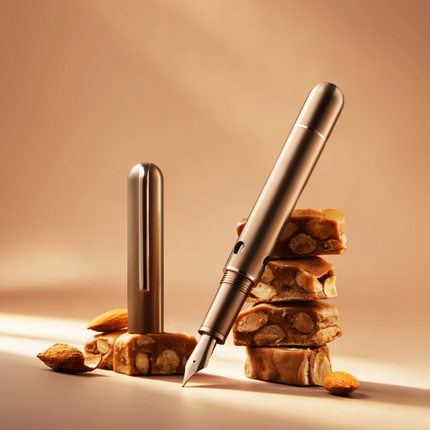 Nahvalur Nautilus Toffee Titanium Fountain Pen