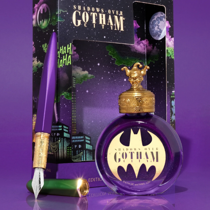 Ferris Wheel Press x Warner Bros. Shadows over Gotham Fountain Pen and Ink Set