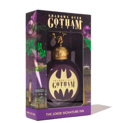 Ferris Wheel Press x Warner Bros. Shadows over Gotham Fountain Pen Ink Full Bottle (38mL)