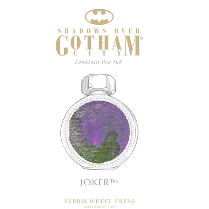 Ferris Wheel Press x Warner Bros. Shadows over Gotham Fountain Pen Ink Full Bottle (38mL)
