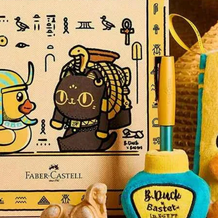 Graf von Faber-Castell x The British Museum x B. Duck Collaboration Fountain Pen Set