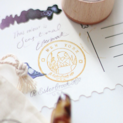 Esterbrook Pigeon Poop New York Rubber Stamp