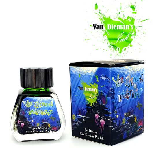 Van Dieman's Underwater Fountain Pen Ink - Sea Dragon - The Ink Shoppe Philippines