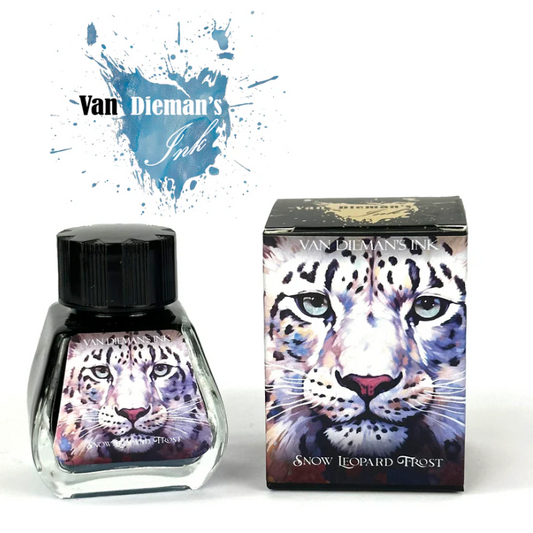 Van Dieman's Feline Fountain Pen Ink - Snow Leopard Frost