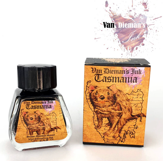 Van Dieman's Tasmania Fountain Pen Ink - Snowy Mountain Sunset