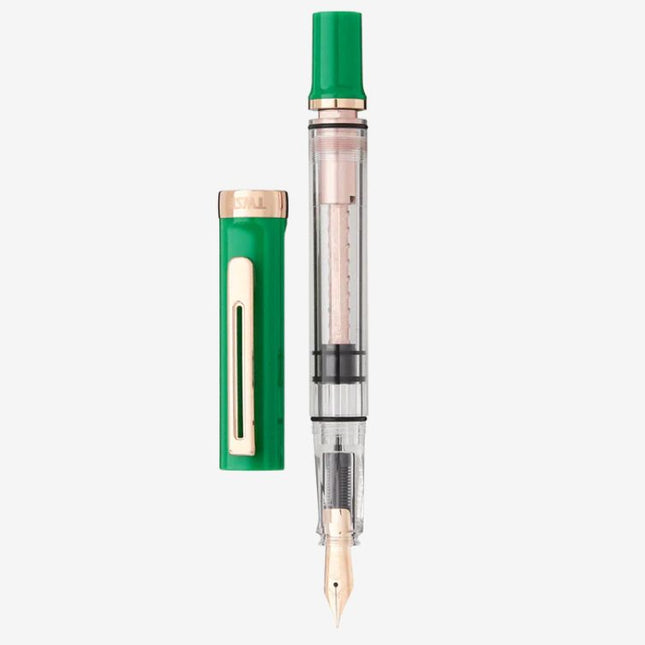 TWSBI ECO-T Fountain Pen and Ink Set - Royal Jade with Rose Gold
