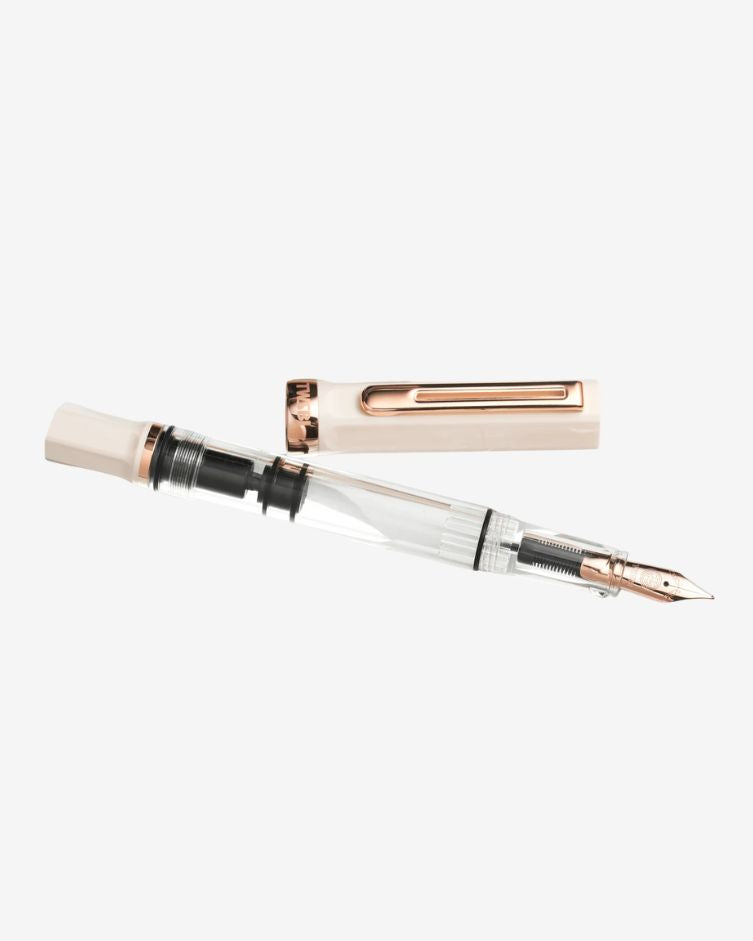 TWSBI ECO Fountain Pen - Creme with Rose Gold