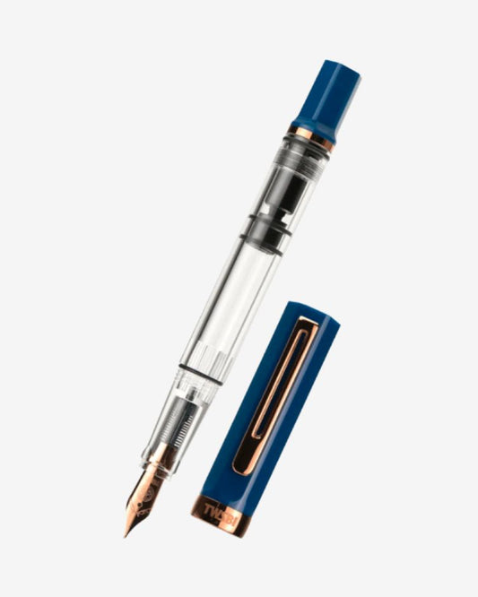 TWSBI ECO Fountain Pen - Indigo Blue with Bronze