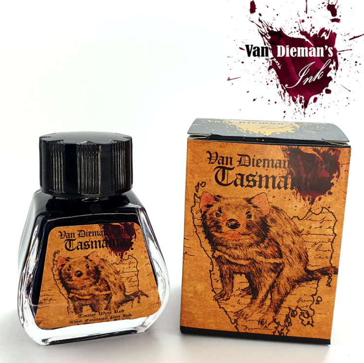 Van Dieman's Tasmania Fountain Pen Ink - Tamar Red Wine