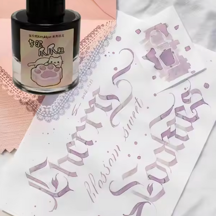 Kitty Inkpot Fountain Pen Ink Full Bottle
