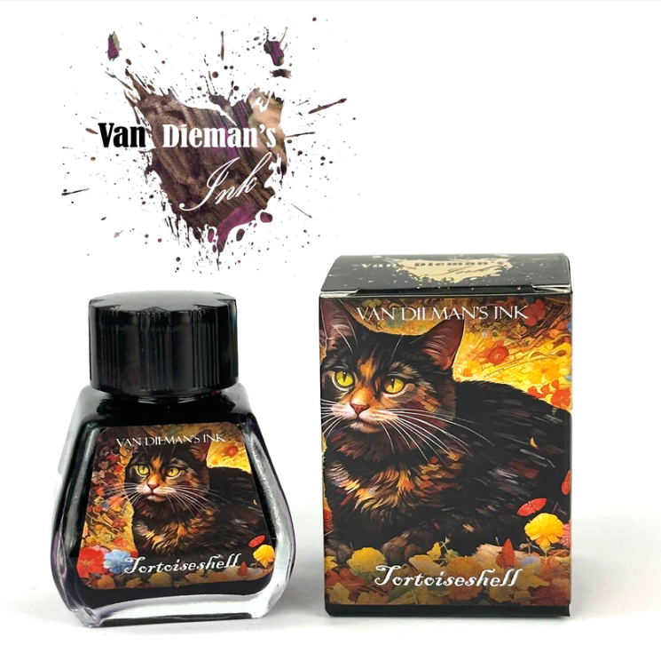 Van Dieman's Feline Fountain Pen Ink - Tortoiseshell