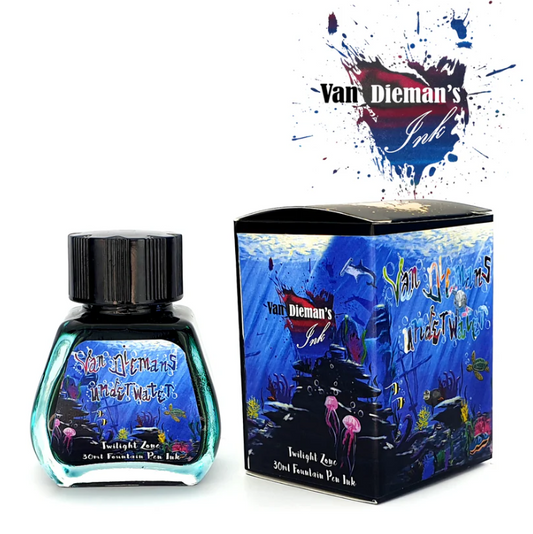 Van Dieman's Underwater Fountain Pen Ink - Twilight Zone - The Ink Shoppe Philippines